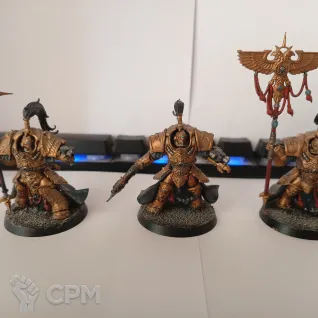 Описание картинки Allarus Custodians with Axe and Vexilla от Henwen по цене 2 500руб | Свободный Рынок Миниатюр - СРМ