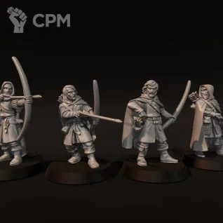 Описание картинки Ranger Characters от Manufactorum76 по цене 2 000руб | Свободный Рынок Миниатюр - СРМ
