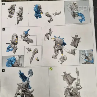 Описание картинки Warboss от aldger по цене 1 600руб | Свободный Рынок Миниатюр - СРМ