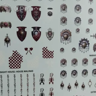Описание картинки Transfer Sheet Legio Mortis от ССП по цене 1 350руб | Свободный Рынок Миниатюр - СРМ