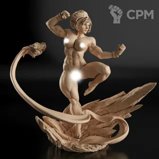 Описание картинки Toph + Futa Фигурка (Avatar: The Last Airbender) от GAS3TXD  по цене 4 400руб | Свободный Рынок Миниатюр - СРМ