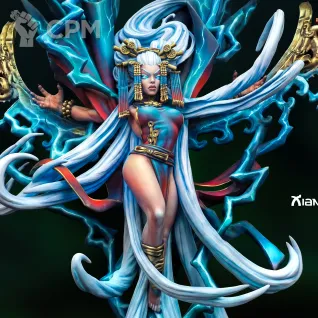Описание картинки Xian Lee Mistress of Lightning от Manufactorum76 по цене 500руб | Свободный Рынок Миниатюр - СРМ