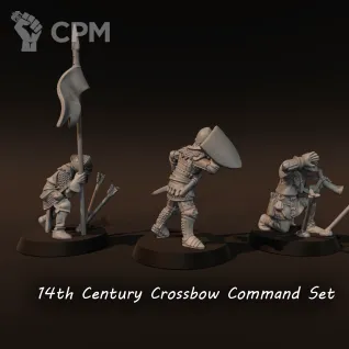 Описание картинки 14 century crossbowmen command group от Recruiter по цене 550руб | Свободный Рынок Миниатюр - СРМ
