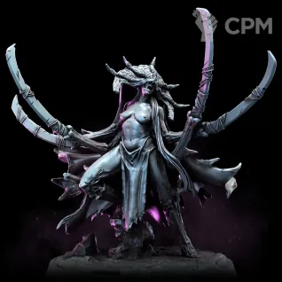 Описание картинки Dark Elf Bladeswarm от Naggaroth Night по цене 600руб | Свободный Рынок Миниатюр - СРМ