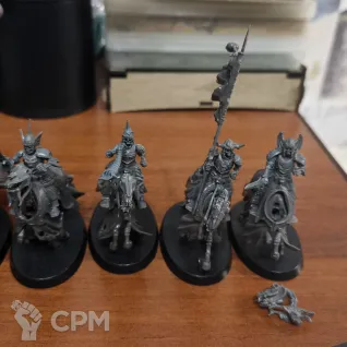 Описание картинки Barrow Knights (Black Knights) от Ekzo по цене 1 300руб | Свободный Рынок Миниатюр - СРМ