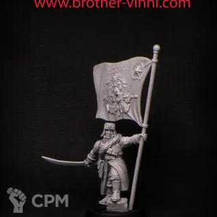 Описание картинки Ulaf Peresvet, standard bearer от Brother Vinni по цене 492руб | Свободный Рынок Миниатюр - СРМ