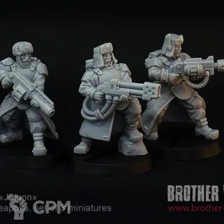 Описание картинки special weapons (3 pcs) от Brother Vinni по цене 1 230руб | Свободный Рынок Миниатюр - СРМ