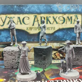 Описание картинки Сыщики для Ужаса Аркхэма от Grag18 по цене 180руб | Свободный Рынок Миниатюр - СРМ