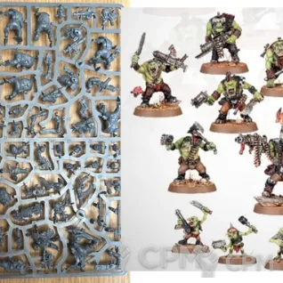 Описание картинки 10 Ork Boyz + 5 Gretchins. Armageddon от zurdo по цене 3 000руб | Свободный Рынок Миниатюр - СРМ
