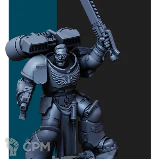 Описание картинки Blood Angels Assault Intercessors with Jump Packs от Печатный подвальчик по цене 1 260руб | Свободный Рынок Миниатюр - СРМ