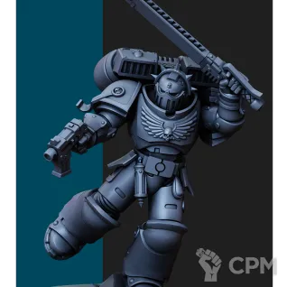 Описание картинки Blood Angels Assault Intercessors with Jump Packs от Печатный подвальчик по цене 1 260руб | Свободный Рынок Миниатюр - СРМ