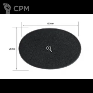Описание картинки 150x95 mm OVAL BASE (1шт) от NEW-MINIATURES по цене 180руб | Свободный Рынок Миниатюр - СРМ