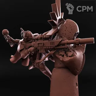 Описание картинки Sniper assassin от Орки с наГорки по цене 350руб | Свободный Рынок Миниатюр - СРМ