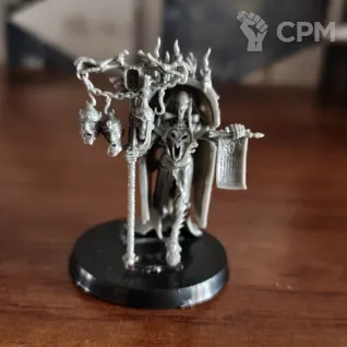 Описание картинки Vokmortian, Master of the Bone-tithe от Ekzo по цене 410руб | Свободный Рынок Миниатюр - СРМ