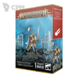 Описание картинки AoS | Age of Sigmar | Stormcast Eternals: Lord-Celestan от LifeIsNow по цене 4 490руб | Свободный Рынок Миниатюр - СРМ