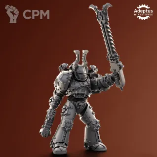 Описание картинки Ironflayers Chaos Space Knights / Legionaries от Zakat-3D по цене 720руб | Свободный Рынок Миниатюр - СРМ