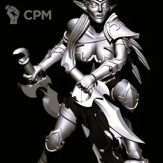 Описание картинки Witch Elves от Магазин Альфария по цене 1 000руб | Свободный Рынок Миниатюр - СРМ