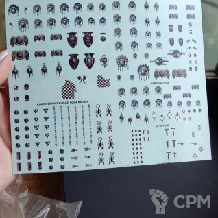 Описание картинки Transfer Sheet Legio Mortis от ССП по цене 1 350руб | Свободный Рынок Миниатюр - СРМ