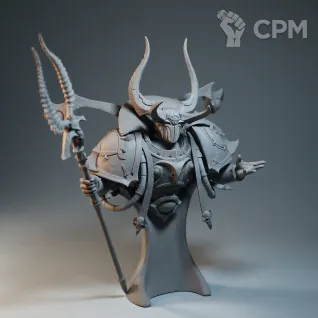 Описание картинки Aizek Ahriman от Mechanikus Forge по цене 12 000руб | Свободный Рынок Миниатюр - СРМ
