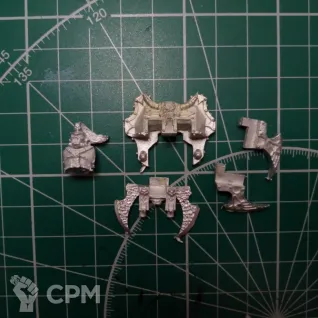 Описание картинки Chaos Space Marine Bike от Stark Foundry по цене 810руб | Свободный Рынок Миниатюр - СРМ