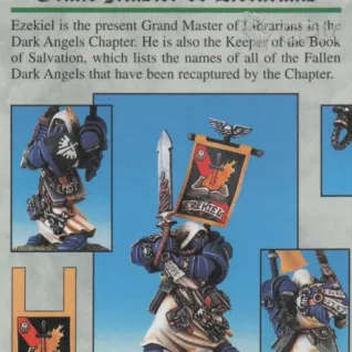 Описание картинки Dark Angels Librarian Ezekiel Banner от Stark Foundry по цене 35руб | Свободный Рынок Миниатюр - СРМ