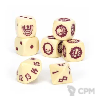 Описание картинки Blood Bowl: Imperial Nobility Dice Set от MiniaturesFAN по цене 6 656руб | Свободный Рынок Миниатюр - СРМ