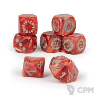 Описание картинки Blood Bowl Ogre Team Dice Set от MiniaturesFAN по цене 4 767руб | Свободный Рынок Миниатюр - СРМ