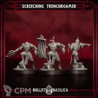Описание картинки Screeching Trenchroamer от Manufactorum76 по цене 200руб | Свободный Рынок Миниатюр - СРМ