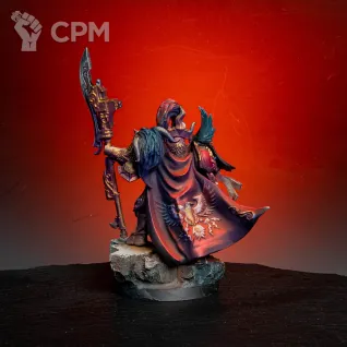 Описание картинки Constantin Valdor, Captain-General of the Legio Custodes/шлем и  покрас от Liber Daemonica от LDBits по цене 12 000руб | Свободный Рынок Миниатюр - СРМ