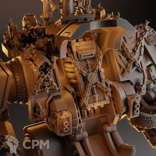 Описание картинки Black Templars Primaris Redemptor Dreadnought от Мастерская террейна по цене 1 200руб | Свободный Рынок Миниатюр - СРМ