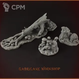 Описание картинки Кусочек леса от Gabrigame_Terrain по цене 350руб | Свободный Рынок Миниатюр - СРМ