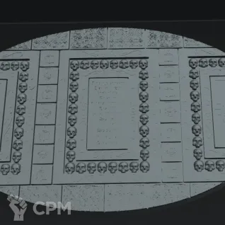 Описание картинки Храмовая подставка 170на105мм (3д печать) от Вулкан Хестан по цене 400руб | Свободный Рынок Миниатюр - СРМ
