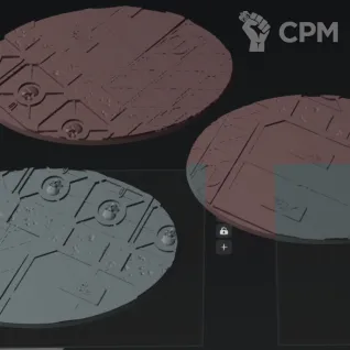 Описание картинки "Сектор механикус" подставки 170на105мм (3д печать) от Вулкан Хестан по цене 400руб | Свободный Рынок Миниатюр - СРМ