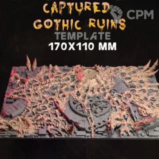 Описание картинки Captured Gothic Ruins 170x110мм от 3Д-Печка по цене 500руб | Свободный Рынок Миниатюр - СРМ