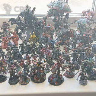 Описание картинки Chaos Space Marines army от Cron maT по цене 17 000руб | Свободный Рынок Миниатюр - СРМ