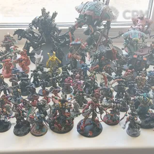 Описание картинки Chaos Space Marines army от Cron maT по цене 17 000руб | Свободный Рынок Миниатюр - СРМ
