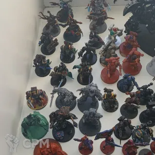 Описание картинки Chaos Space Marines army от Cron maT по цене 17 000руб | Свободный Рынок Миниатюр - СРМ