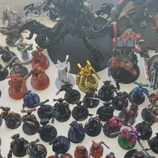 Описание картинки Chaos Space Marines army от Cron maT по цене 17 000руб | Свободный Рынок Миниатюр - СРМ