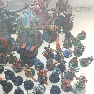Описание картинки Chaos Space Marines army от Cron maT по цене 17 000руб | Свободный Рынок Миниатюр - СРМ