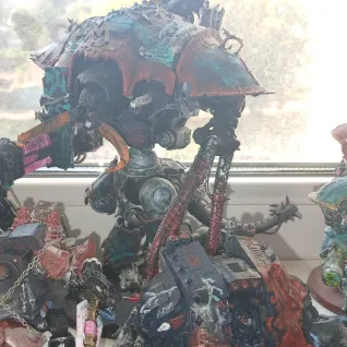 Описание картинки Chaos Space Marines army от Cron maT по цене 17 000руб | Свободный Рынок Миниатюр - СРМ