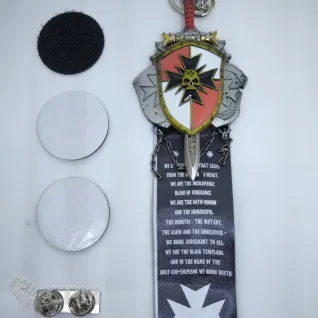 Описание картинки Печать чистоты Чёрных Храмовников Purity Seals Black Templars от Fle94 по цене 3 900руб | Свободный Рынок Миниатюр - СРМ