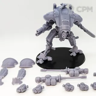 Описание картинки Knight Armiger (ВСЕ ОПЦИИ, 3d alt) от HouseSaidon по цене 1 800руб | Свободный Рынок Миниатюр - СРМ