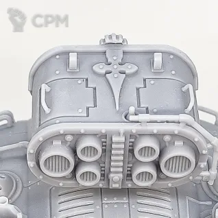 Описание картинки Imperial Knight Stormspear rocket pod/Ironstorm missile pod (3d alt.) от HouseSaidon по цене 250руб | Свободный Рынок Миниатюр - СРМ