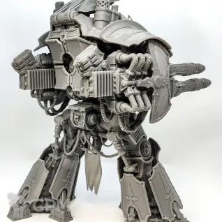 Описание картинки Acastus Knight Porphyrion (3d alt) от HouseSaidon по цене 11 000руб | Свободный Рынок Миниатюр - СРМ
