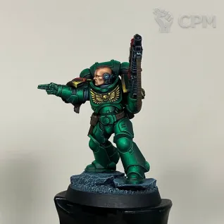 Описание картинки Dark angels sergeant от Alexey_R по цене 4 000руб | Свободный Рынок Миниатюр - СРМ