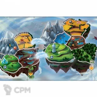 Описание картинки Small World : Небесные острова от MiniaturesFAN по цене 3 289руб | Свободный Рынок Миниатюр - СРМ