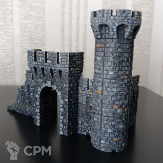 Описание картинки Замок от Nazgul of Mordovia по цене 6 000руб | Свободный Рынок Миниатюр - СРМ