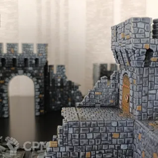 Описание картинки Замок от Nazgul of Mordovia по цене 6 000руб | Свободный Рынок Миниатюр - СРМ
