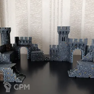 Описание картинки Замок от Nazgul of Mordovia по цене 6 000руб | Свободный Рынок Миниатюр - СРМ