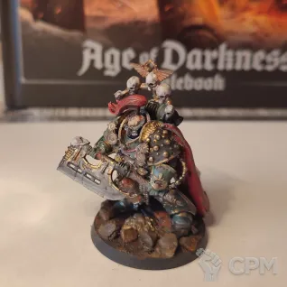 Описание картинки Praetor with Power Axe от A.Kostikov по цене 2 000руб | Свободный Рынок Миниатюр - СРМ